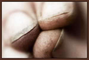 dirt under fingernails