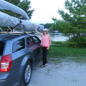 So grateful to be out with my River Bear!