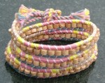Threads of Hope triple-wrapped friendship bracelet