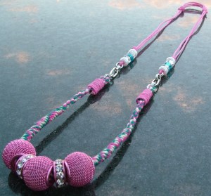 Breast Cancer Awareness Adjustable Necklace