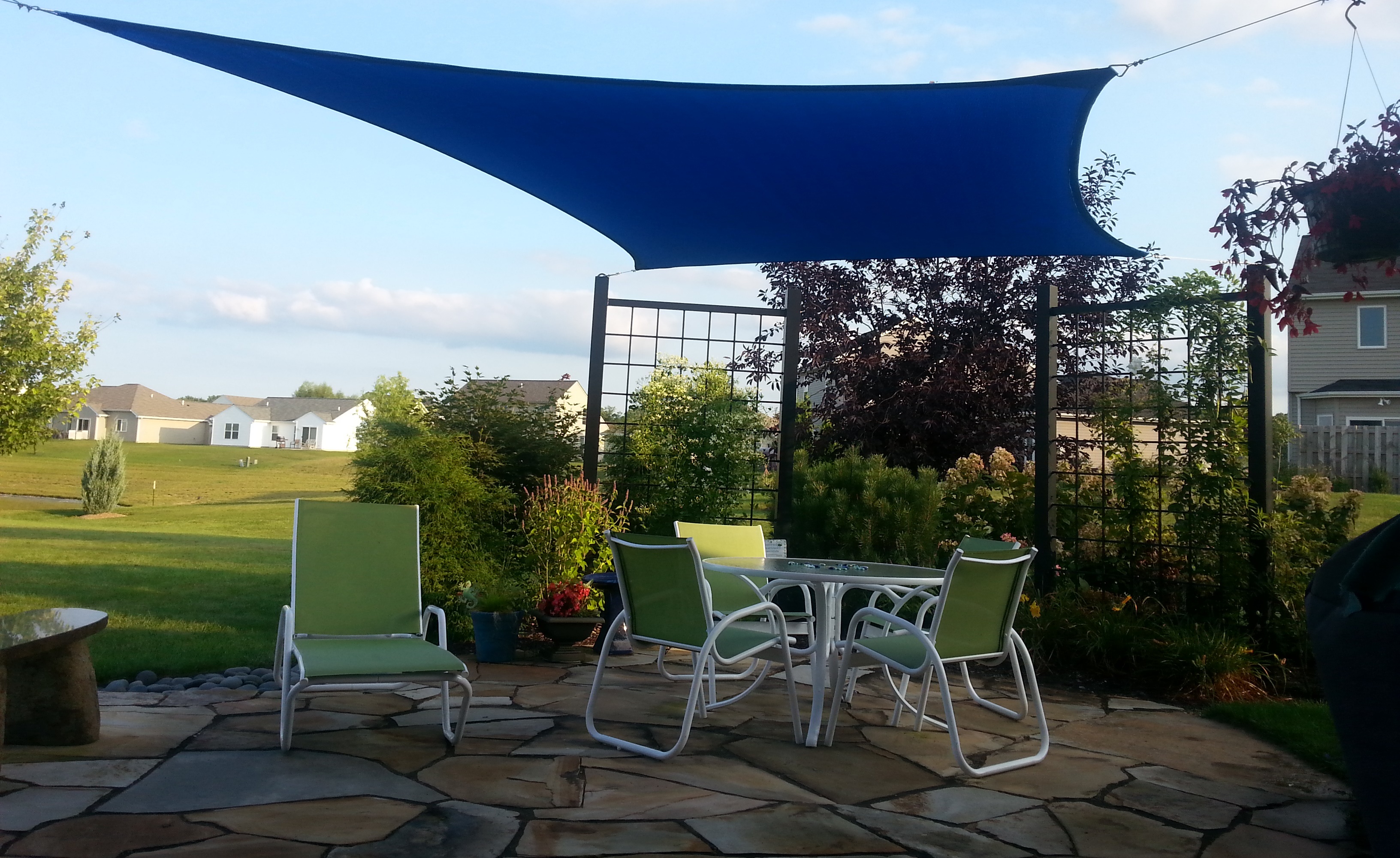 shade sail patio summer 2015