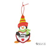 Jesus, warms, my, heart, penguin, faith, cute