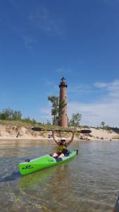 Dunes Harbor, Sleeping Bear Dunes, lighthouse, just julie writes, Julie Horney