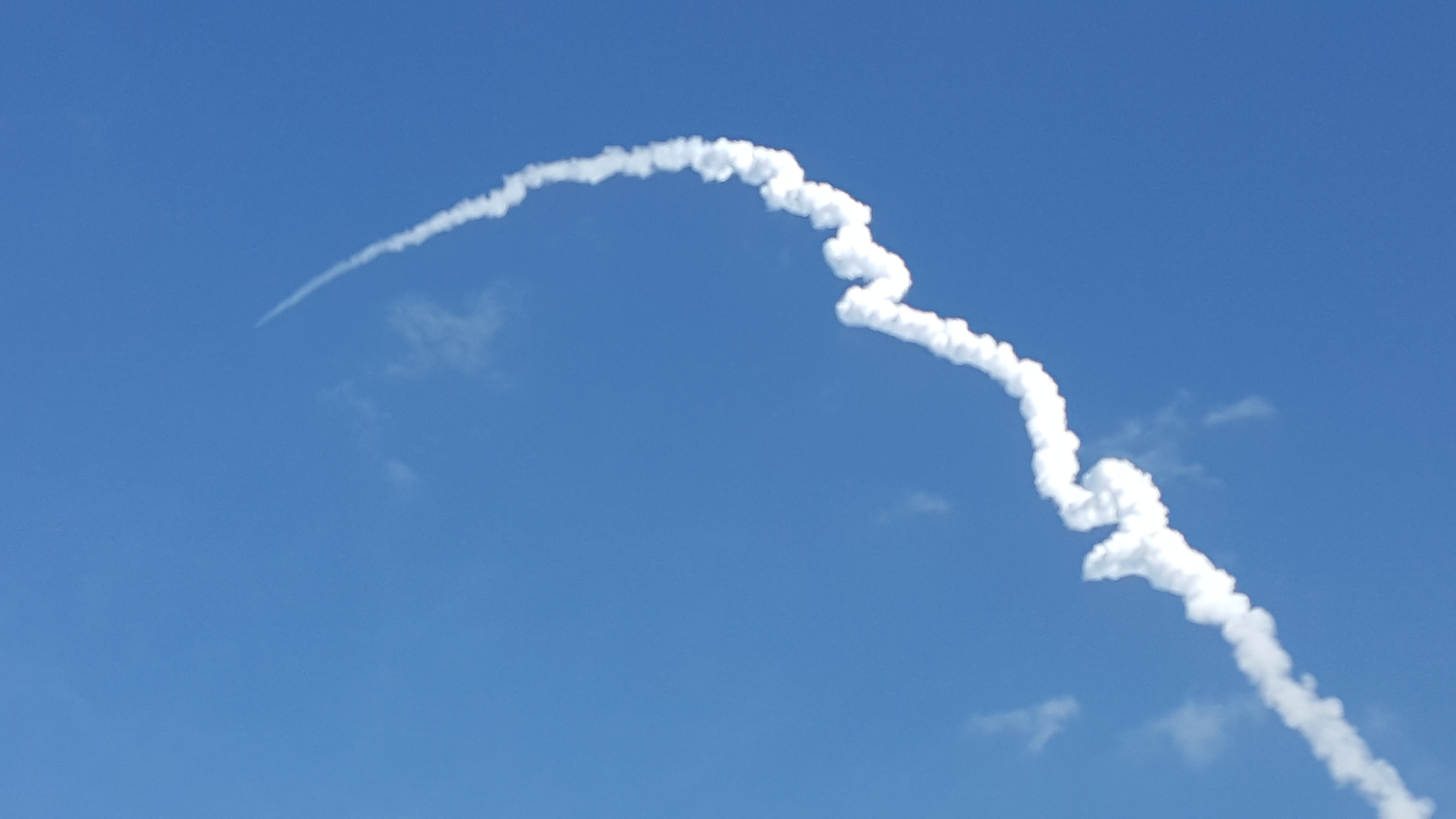 Harris, rocket launch, Cape Canaveral, March, 2018, sky, trails, space