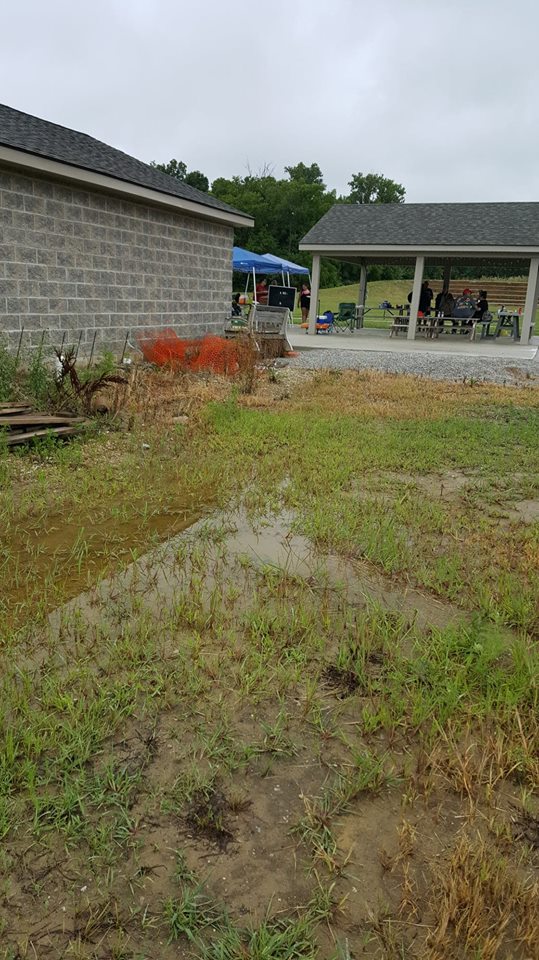 flooding, Huntertown Park, community, project, rain garden