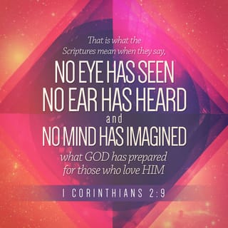 1 Corinthians 2:9, No eye has seen nor ear has heard, healing wounds